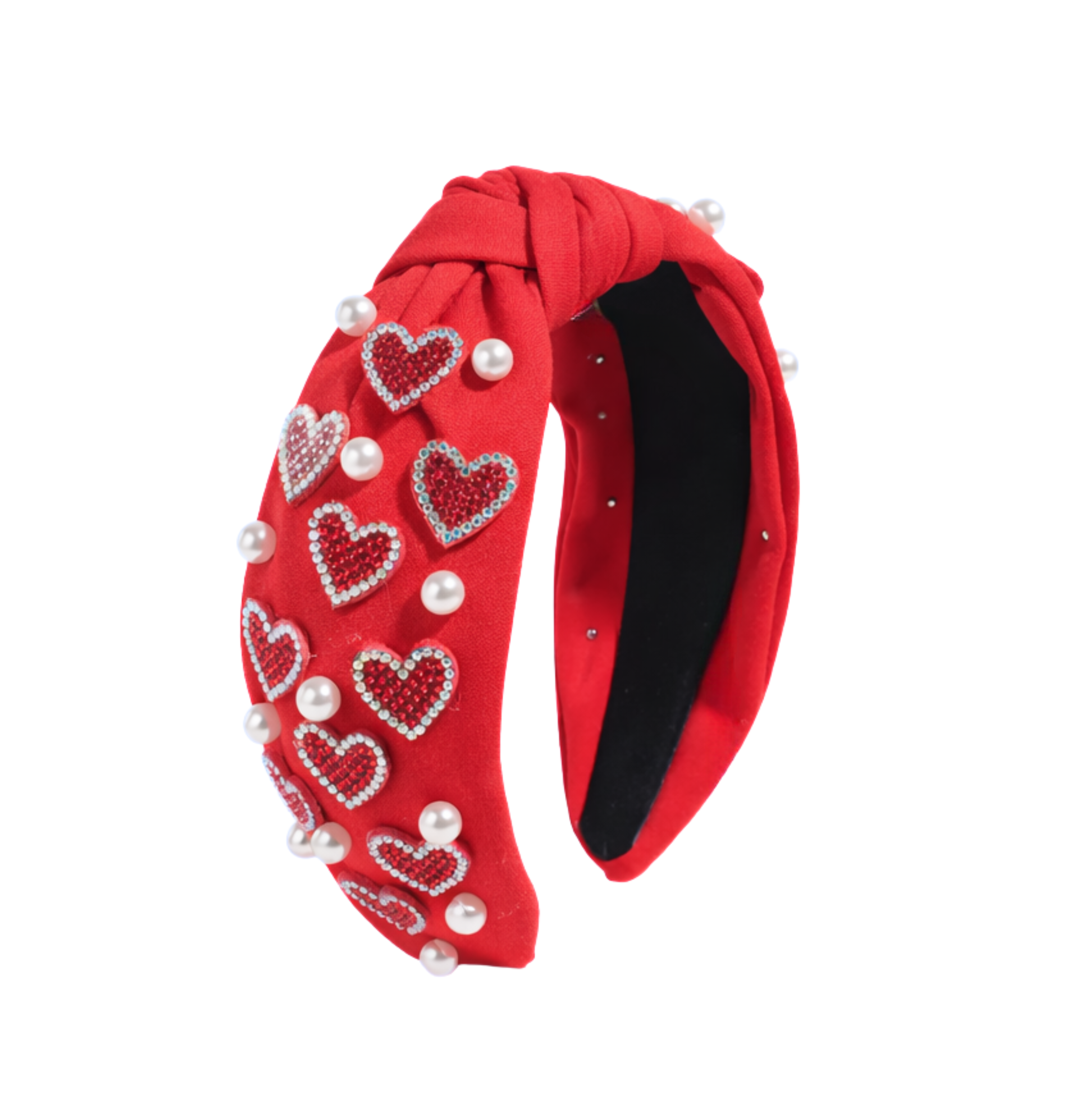 Pearl Full Heart Headband