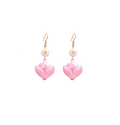 Daisy Heart Drop Earrings